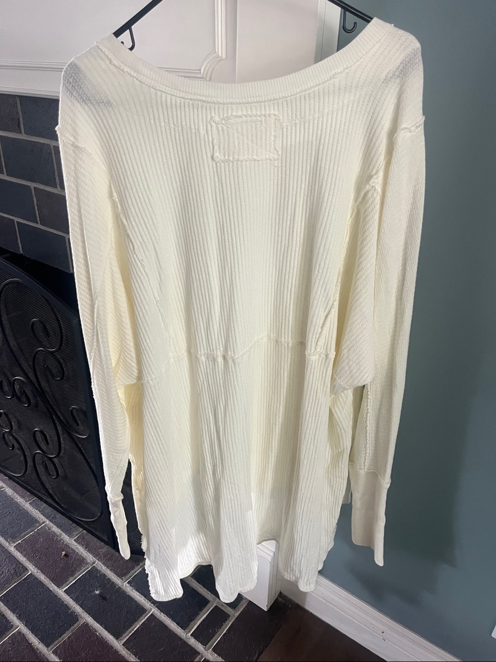 Free People -We The Free Ollie Oversized Thermal Knit Top - Picture 7 of 16